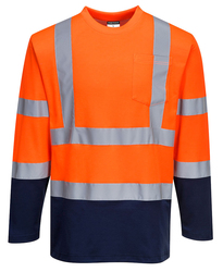 Portwest S280 Reflexná tričko s dlhým rukávom