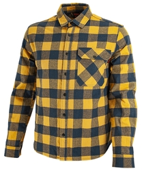 Bennon PIPPO SHIRT OCHER/BLUE Flanelová košeľa