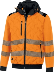 Delta Plus LUTONHV Reflexná bunda S, Fluorescenčno oranžová-Čierna