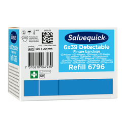 Cederroth CD 6796 Dlhé detekovateľné náplasti na prst Salvequick