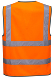 Portwest C375 HI-VIS ZIPPED BAND & BRACE Reflexná vesta