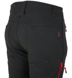 Bennon FORCE TROUSERS BLACK/RED Softshellové nohavice