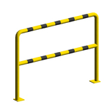 DP BT03 Zábradlie rovné - 150x110 cm