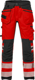 Fristads Výstražné pracovné strečové nohavice 2707 PLU
