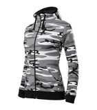 Malfini CAMO ZIPPER C20 Mikina dámska