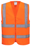 Portwest C375 HI-VIS ZIPPED BAND & BRACE Reflexná vesta