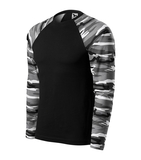Malfini CAMOUFLAGE LS 166 Tričko unisex