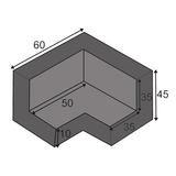 DP 10814 Dvojramenná spojka pre profil 8