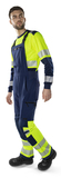 Fristads Green výstražné strečové nohavice na traky 1032 GSTP