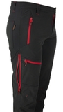 Bennon FORCE TROUSERS BLACK/RED Softshellové nohavice