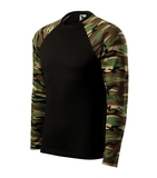 Malfini CAMOUFLAGE LS 166 Tričko unisex