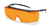 Uvex SUPER F OTG Pracovné okuliare oranžové