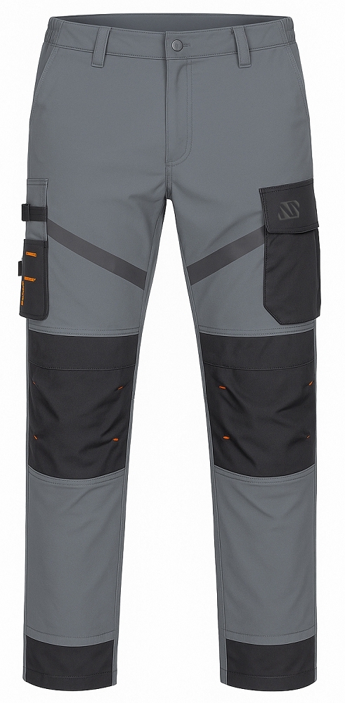 Bennon ARGON TROUSERS GREY/BLACK Strečové pracovné nohavice Sivá-Čierna, 42