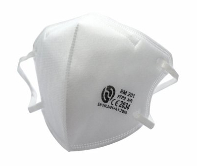 RM201V DUST MASK FFP2 Respirátor 2 kusov, Biela