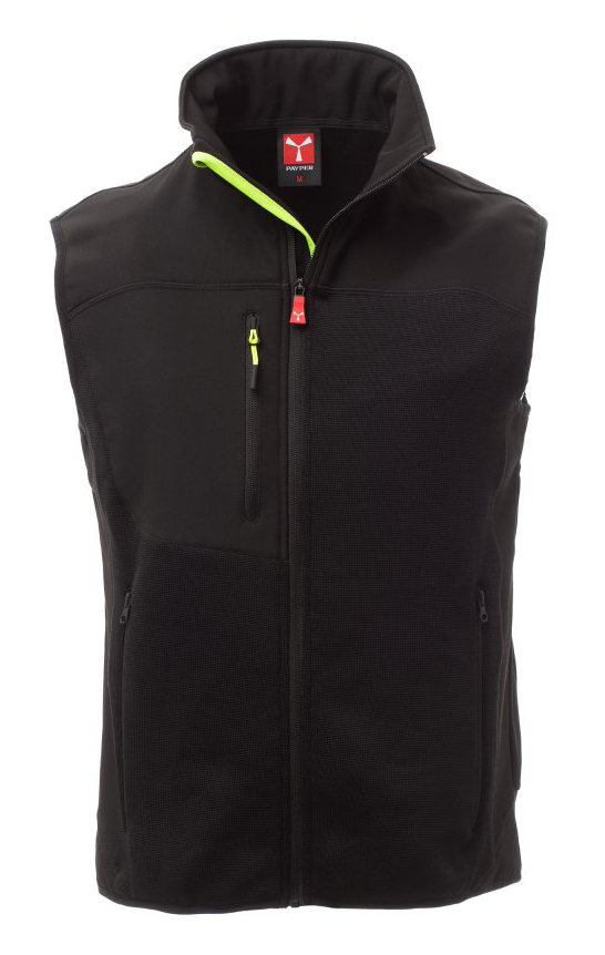 Payper TOUR Vesta pánska XXS, Black-Black