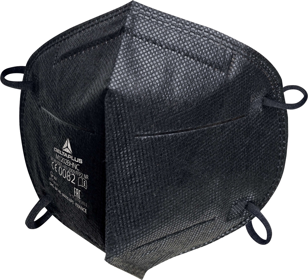 Delta Plus M1202BHC FFP2 Tvarovaný respirátor Čierna