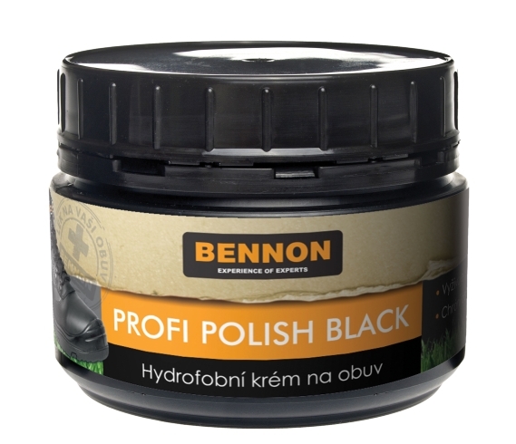Bennon PROFI POLISH BLACK 250G Hydrofóbny krém na obuv Univerzálna