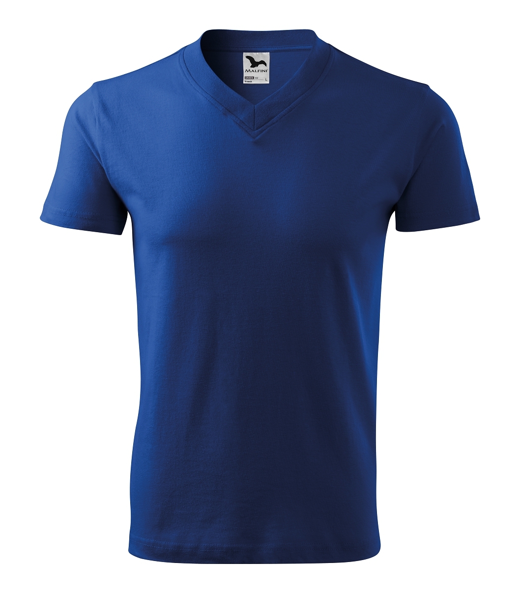 Malfini V-NECK 102 Tričko unisex M, Kráľovská modrá