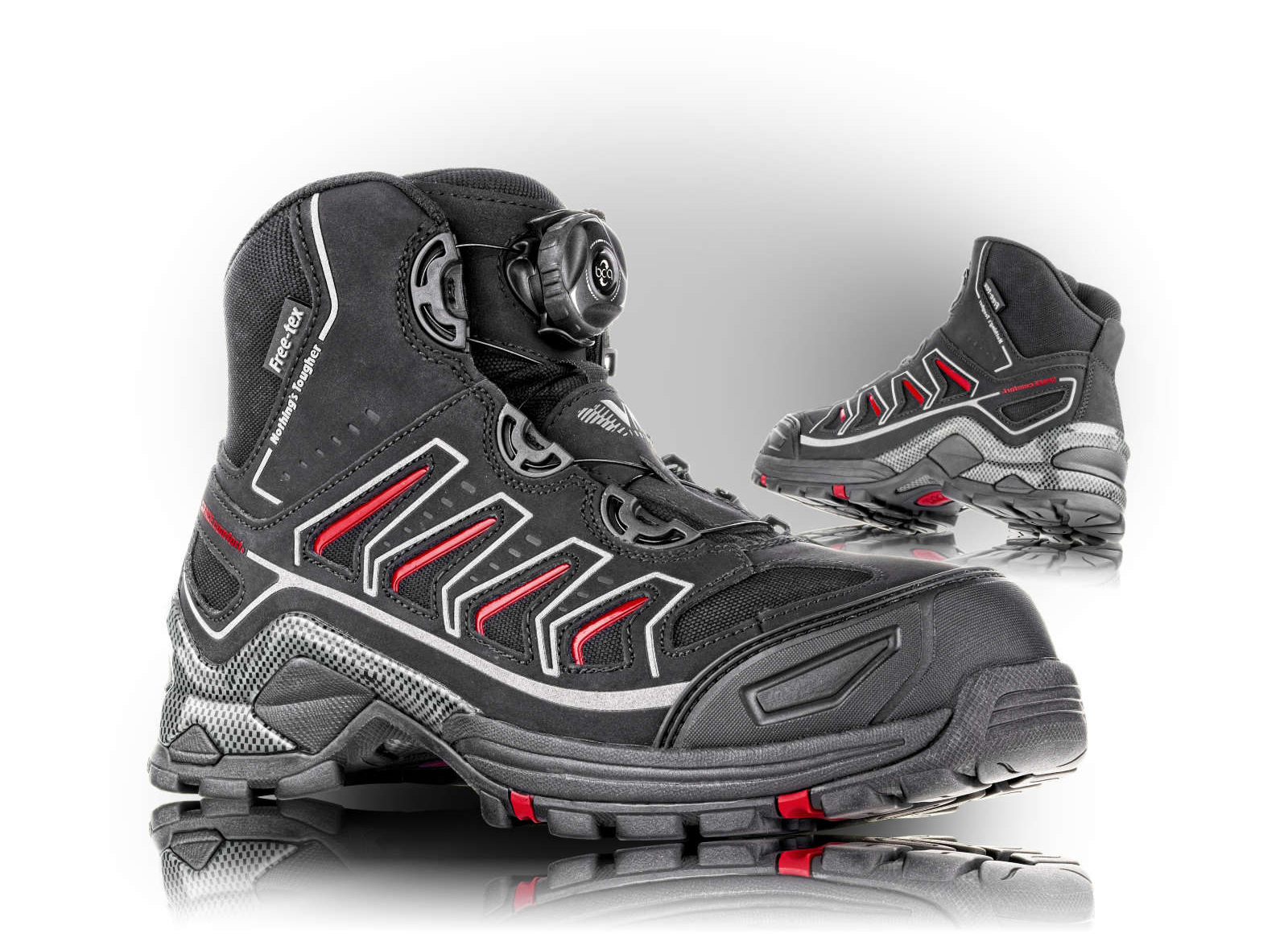 VM Footwear OMAHA S1P Bezpečnostná obuv Čierna, 40