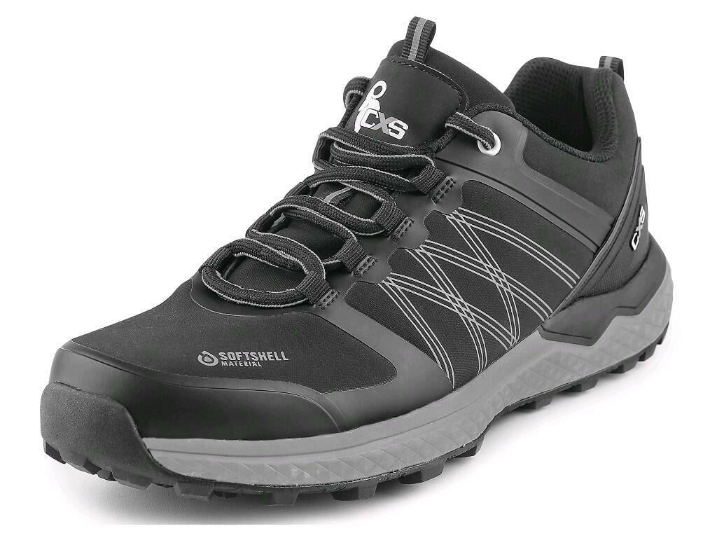 Canis CXS SPORT Softshellová poltopánka Čierna-Šedá, 36