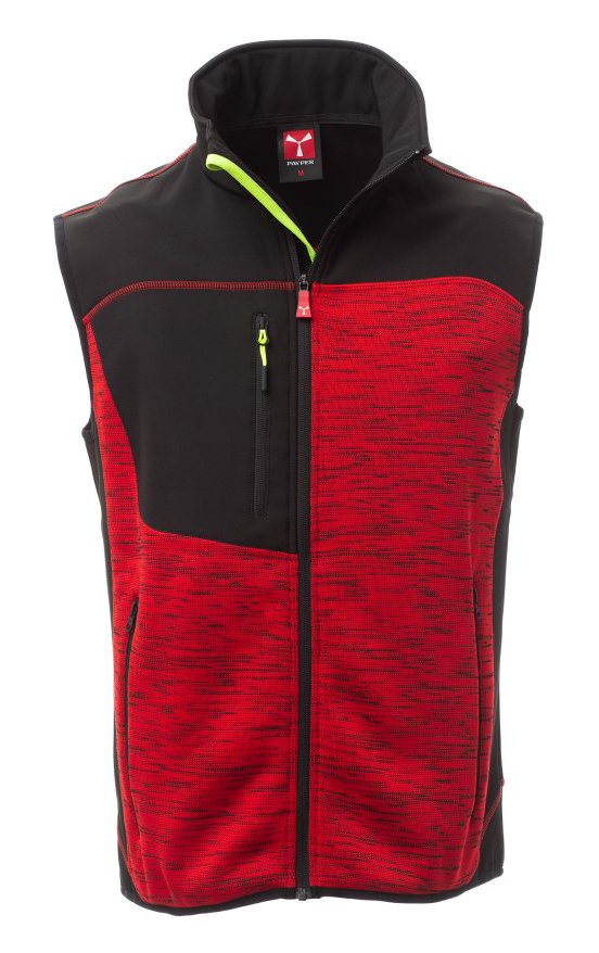 Payper TOUR Vesta pánska XXS, Red-Black