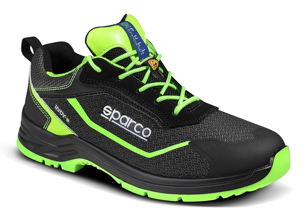 Sparco INDY FORESTER ESD S3S SR LG Bezpečnostná obuv Čierna-Zelená, 47