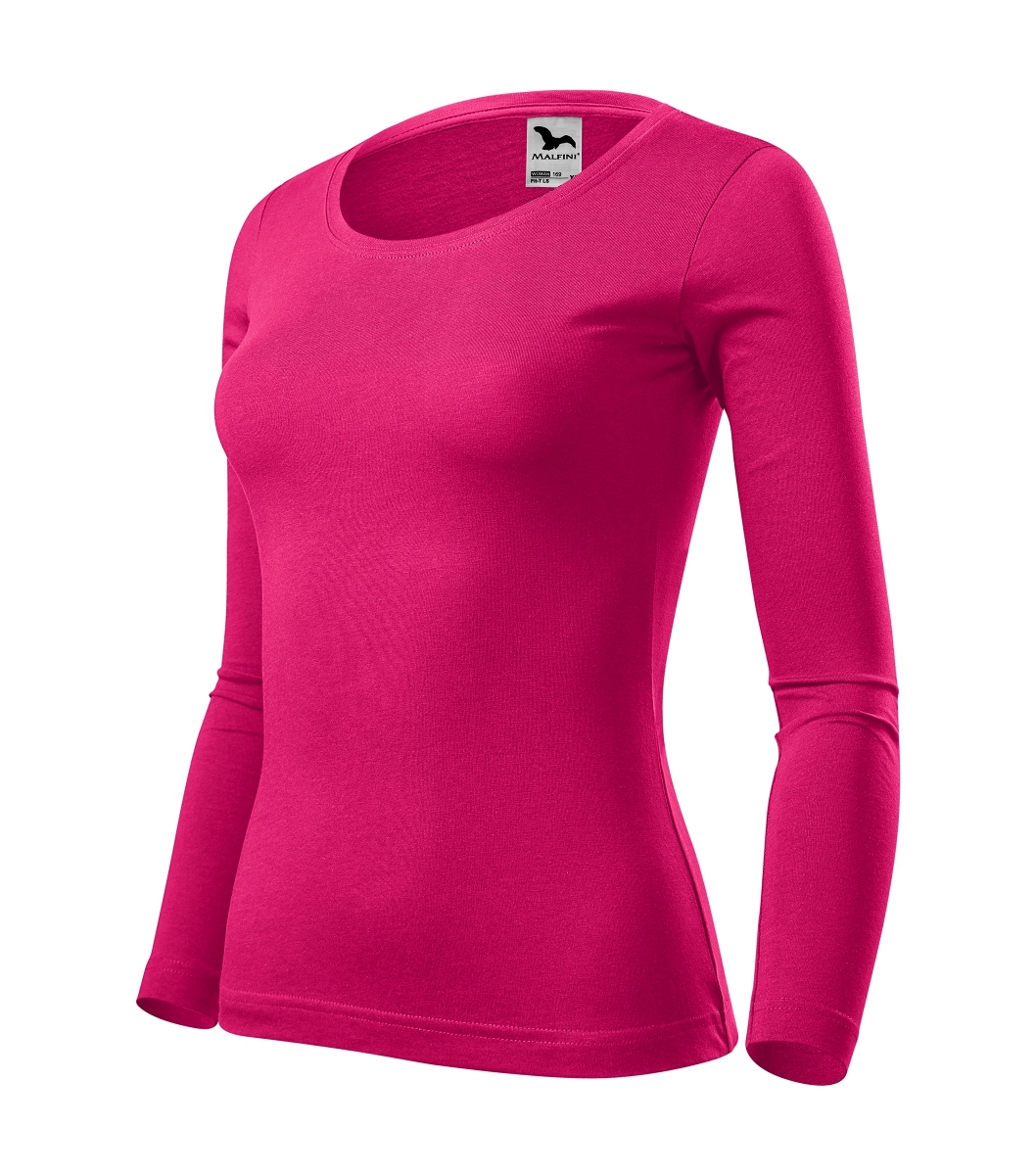 Malfini FIT-T LS 169 Tričko dámske XS, Malinová