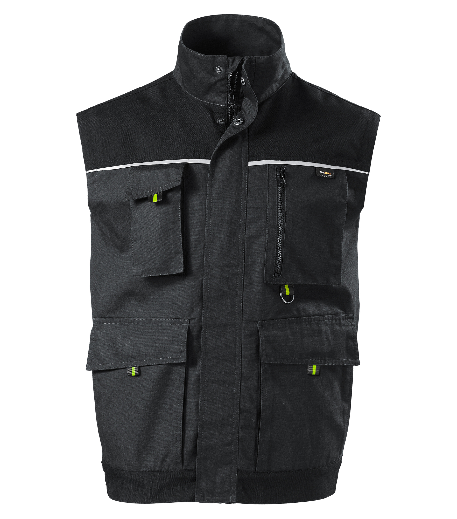 Rimeck RANGER W54 Pracovná vesta pánska 44/46, Ebony gray