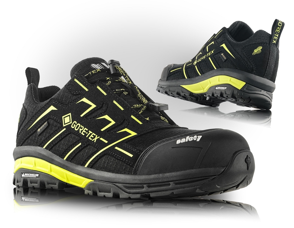 VM Footwear ALASKA S7L Bezpečnostná obuv Čierna-Žltá, 39