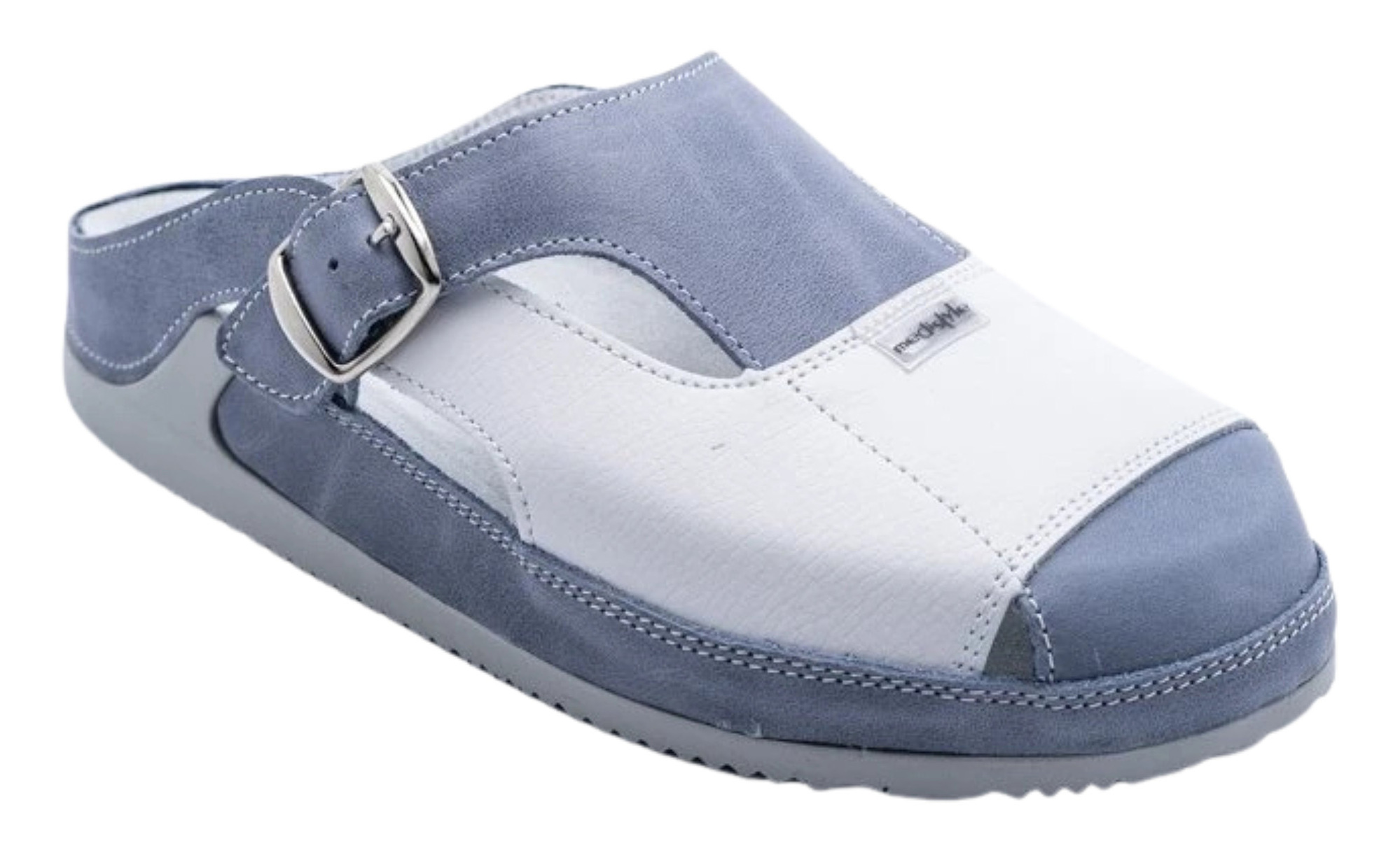 Medistyle PARINA Dámske zdravotné šľapky 38, Biela-Šedá Medistyle PARINA Dámske zdravotné šľapky 38, Biela-Šedá