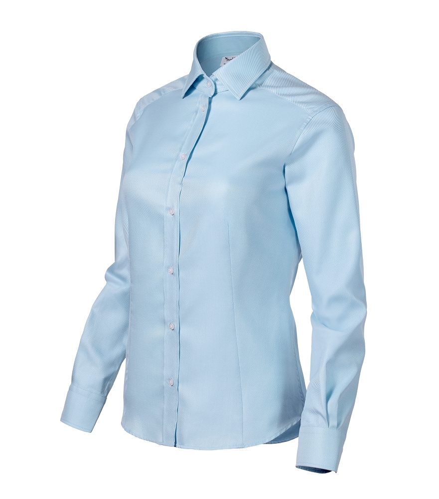 Malfini Premium JOURNEY 265 Košeľa dámska S, Slant blue-White