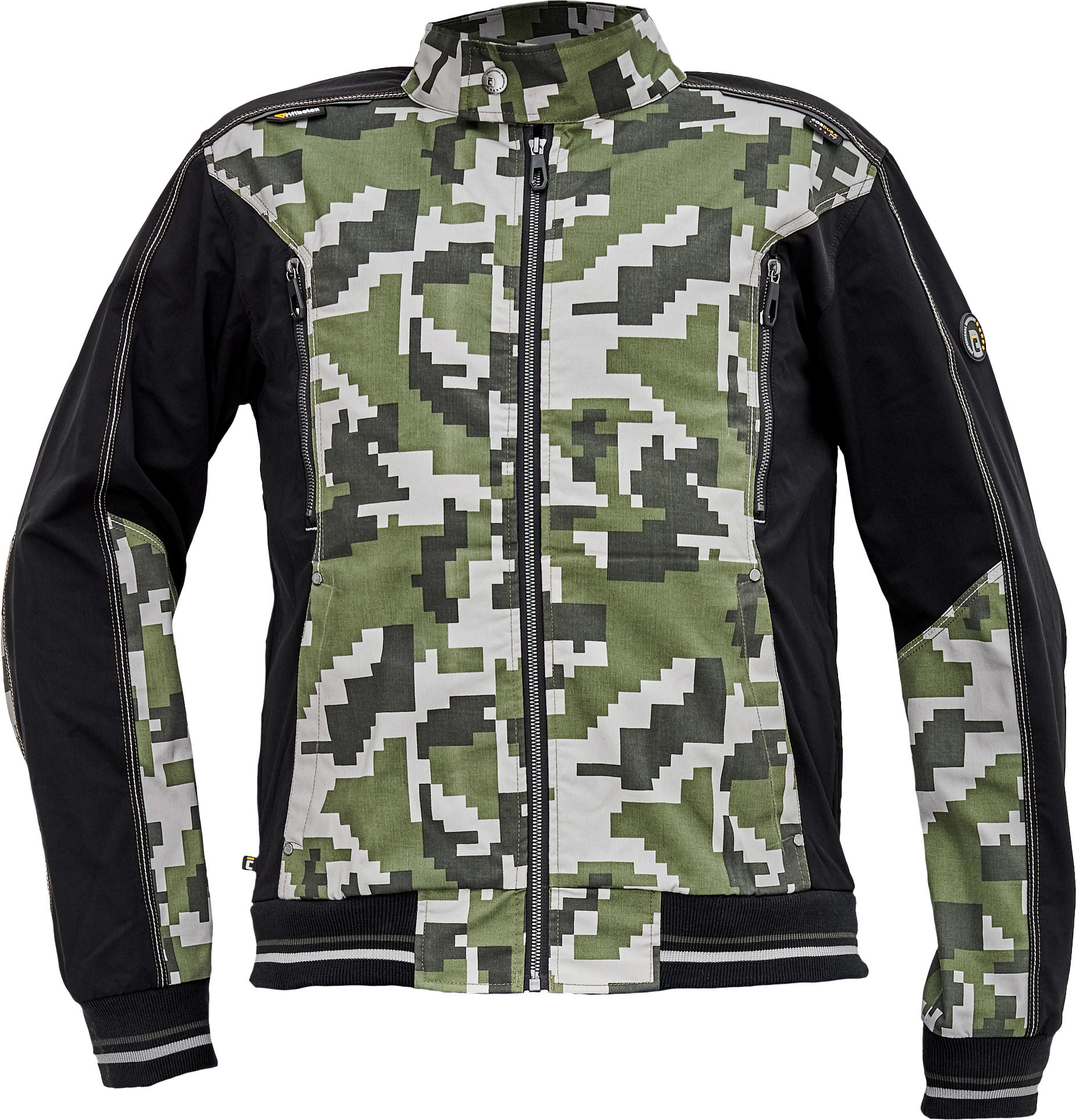 Cerva NEURUM CAMOUFLAGE Pracovná bunda 48, Tmavá olivová-Čierna