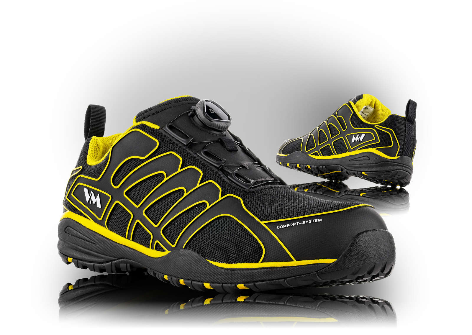 VM Footwear PHILADELPHIA Outdoorová obuv Čierna-Žltá, 39