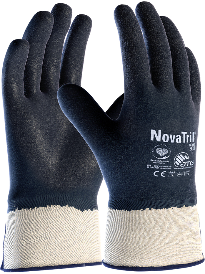 ATG 24-196 NOVATRIL Pracovné rukavice Modrá, 10