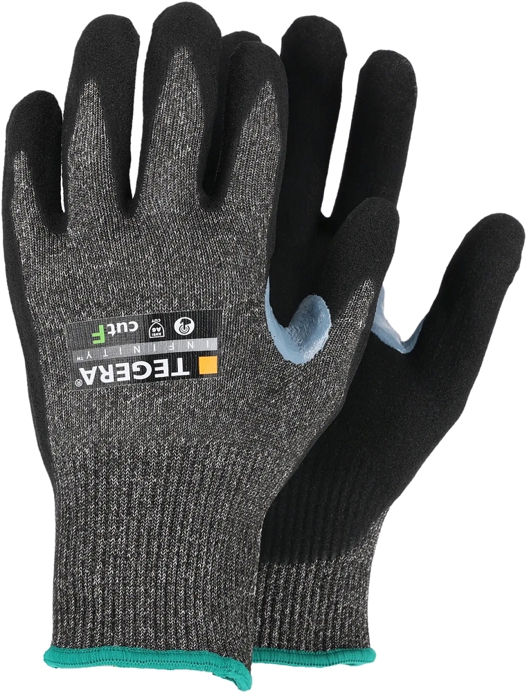 TEGERA INFINITY 8814 Pracovné rukavice Sivá-Čierna, 8