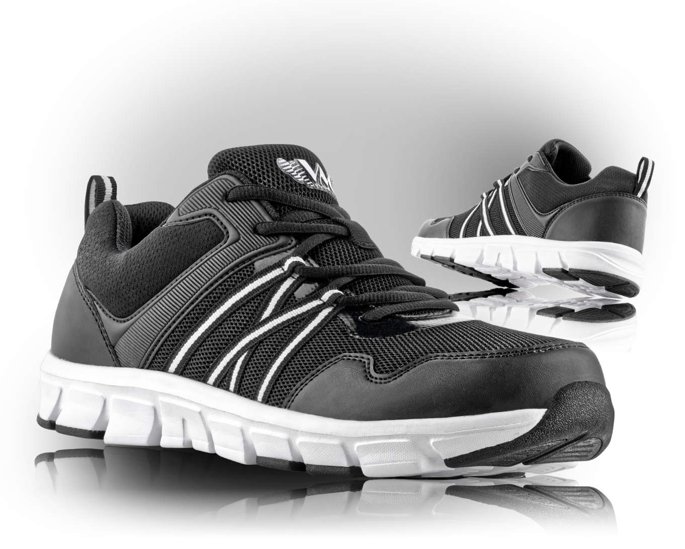 VM Footwear BOLZANO Outdoorová obuv Čierna-Biela, 44