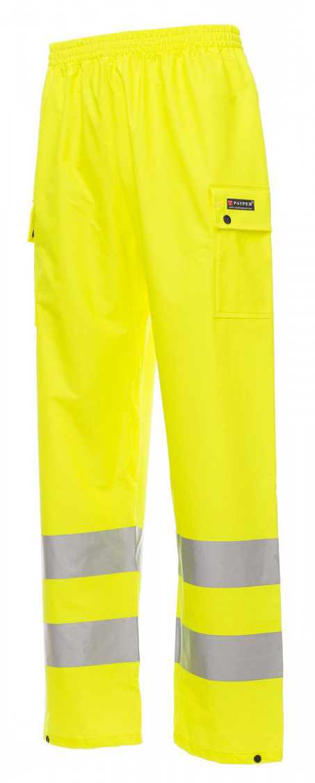 Payper RIVER-PANTS Reflexné nepremokavé nohavice S, Fluorescent yellow