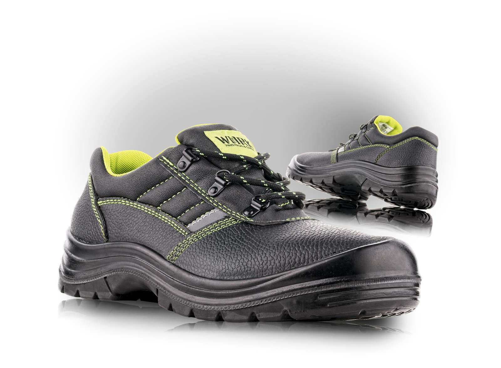 VM Footwear GOTEBORG S1 Bezpečnostná obuv Čierna-Zelená, 36