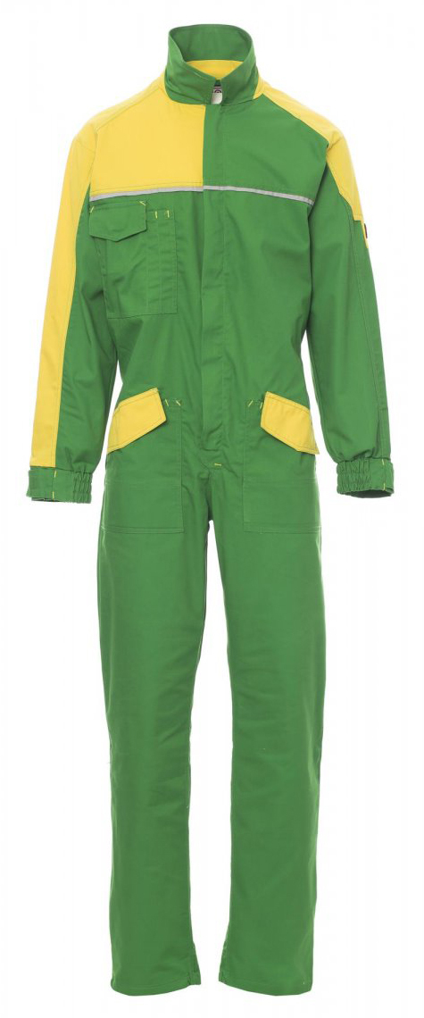 Payper PROMOTECH Pracovná kombinéza S, Jelly green-Yellow