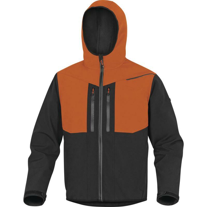 Delta Plus HORTEN2 Softshellová bunda 3XL, Sivá-Oranžová