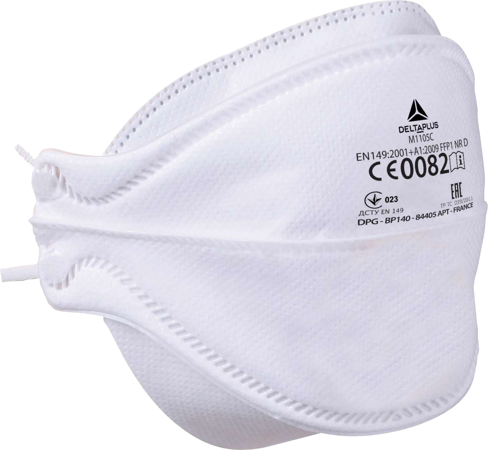 Delta Plus M1105 FFP1 Tvarovaný respirátor Biela