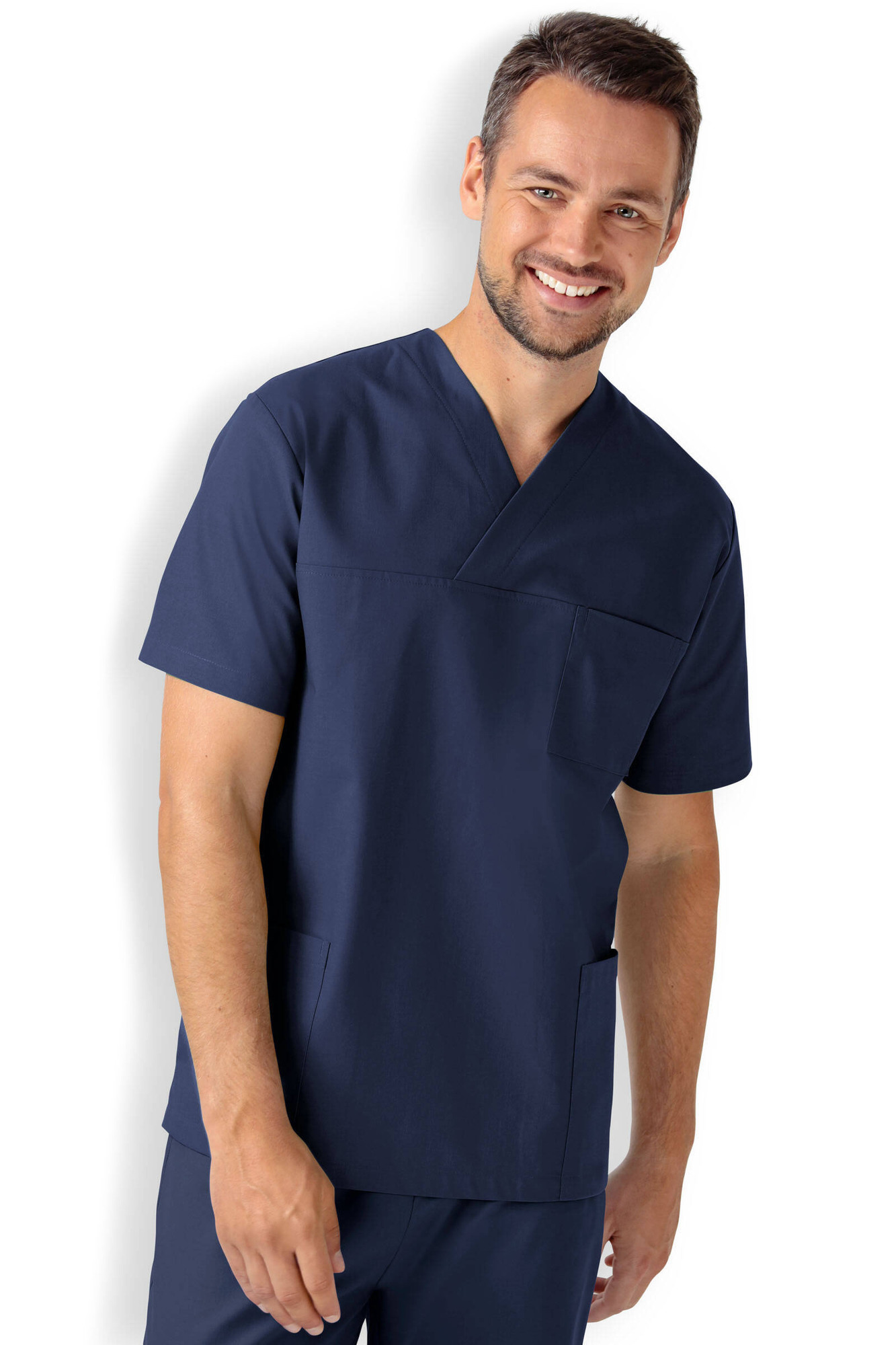 Clinic Dress Blúza unisex L, Námornícka modrá