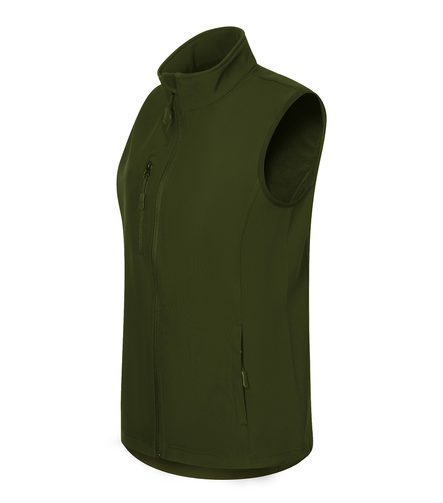 E-shop Malfini TRAIL 569 Softshellová vesta dámska 3XL, Military
