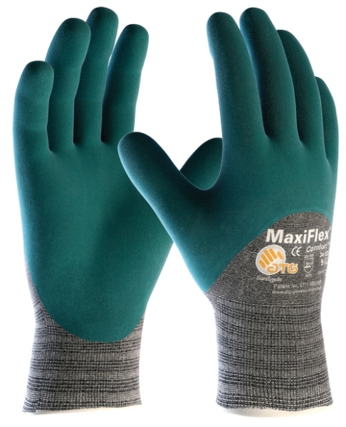 ATG 34-925 MAXIFLEX COMFORT Pracovné rukavice Zelená-Sivá, 10