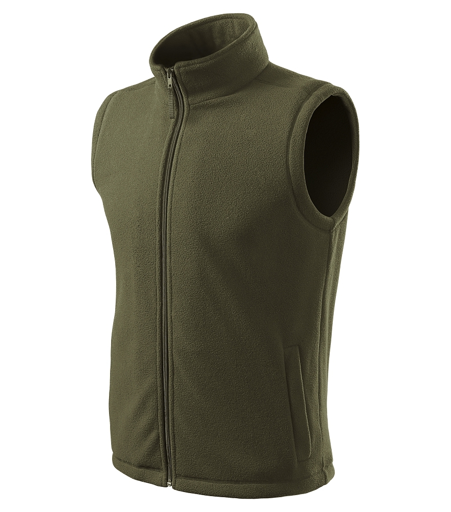 Rimeck NEXT 518 Fleecová vesta unisex 3XL, Military