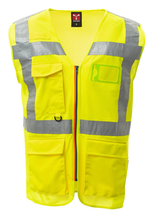 Payper EXTRA MESH Reflexná vesta S, Fluorescent yellow