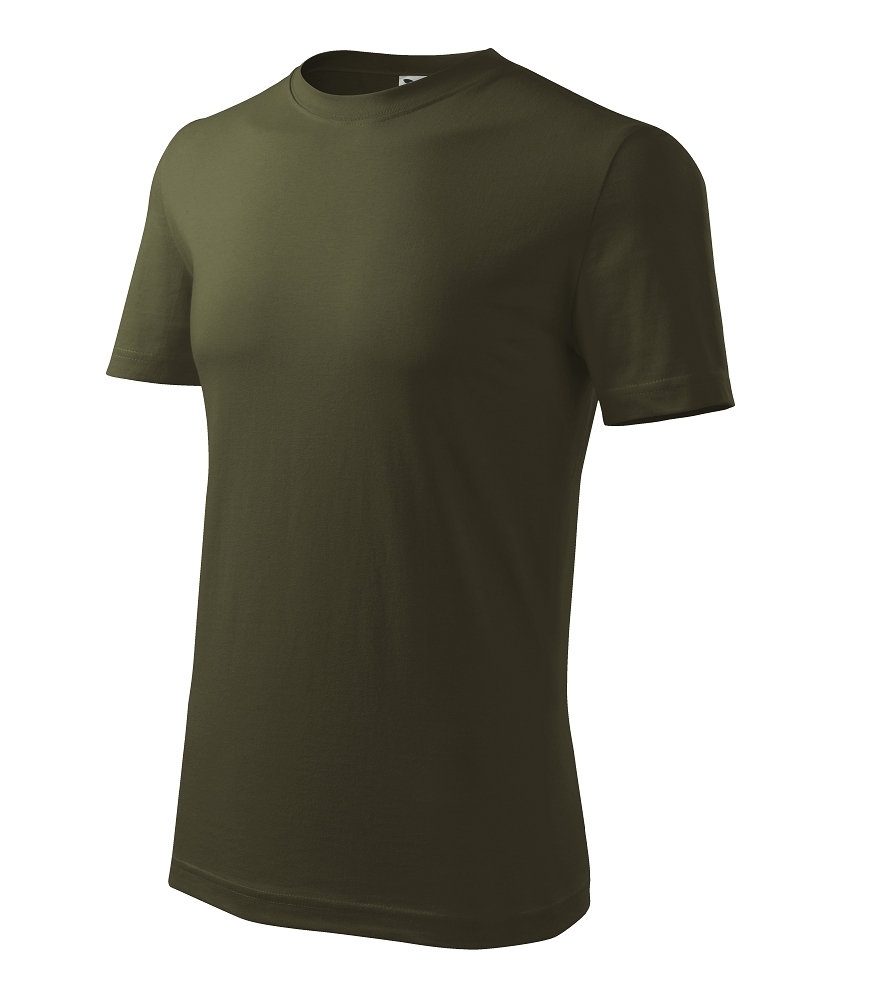 Malfini CLASSIC NEW 132 Tričko pánske S, Military