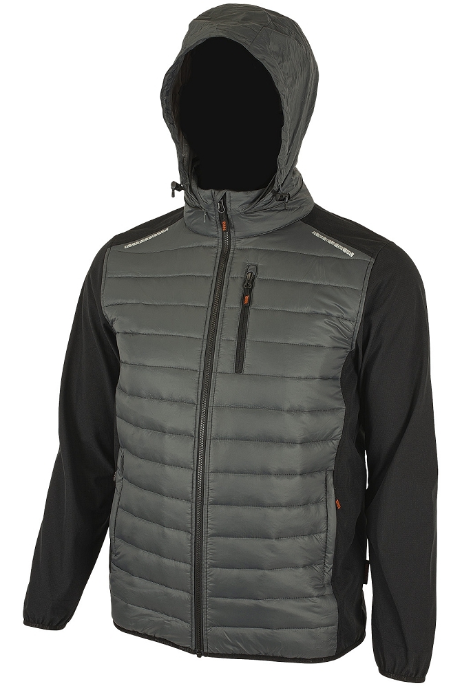 Bennon IRIS JACKET GREY/BLACK Pracovná bunda S, Sivá-Čierna