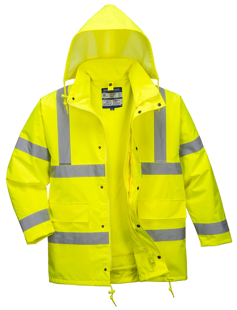 Portwest S468 HI-VIS TRAFFIC Reflexná bunda 4v1 Fluorescenčno žltá, 4XL
