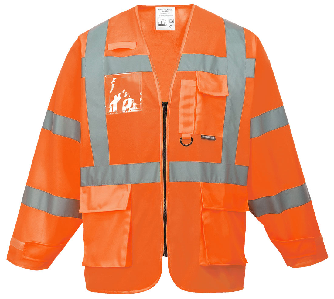 Portwest S475 HI-VIS EXECUTIVE Reflexná blúza S, Fluorescenčno oranžová